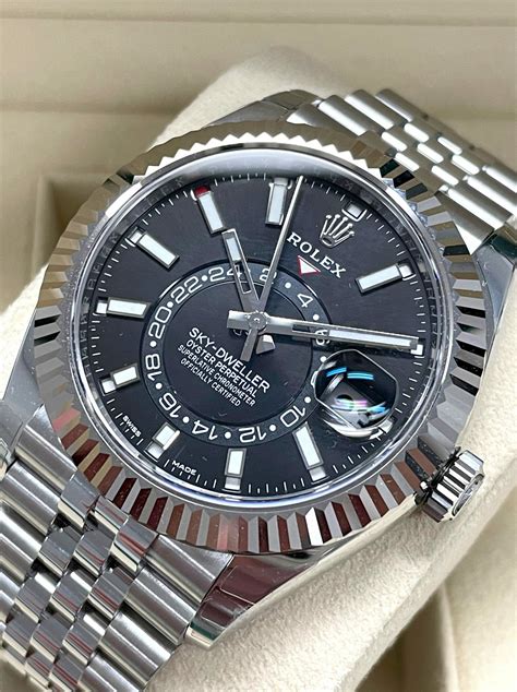 rolex sky dweller black dial 326934|Rolex Sky-Dweller watch price.